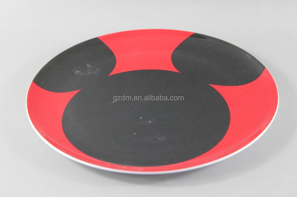 Reusable Plastic Melamine Decorating Food Plates