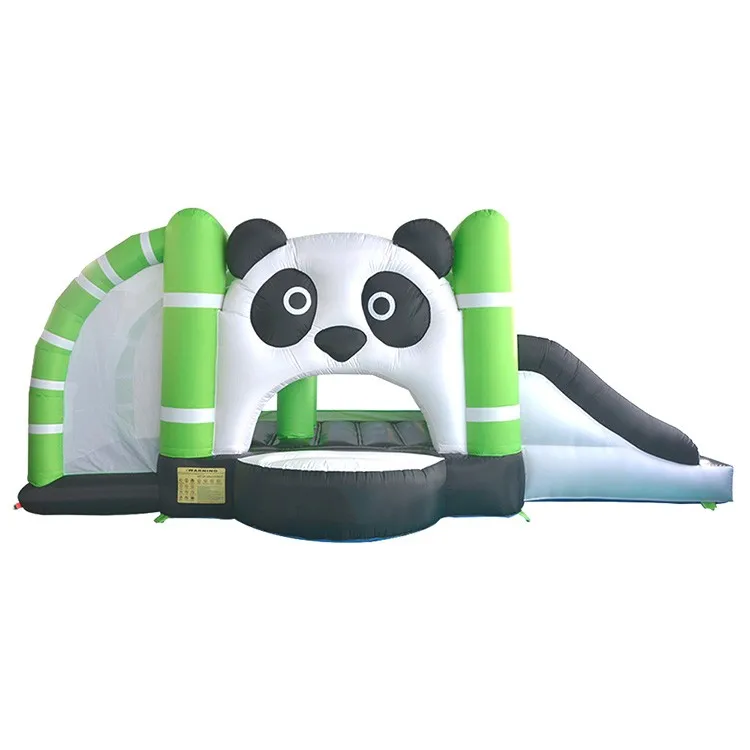 Hot Selling Lovely Panda Design Bounce House With Slide Inflatable Bouncy Combo Buy Inflatable