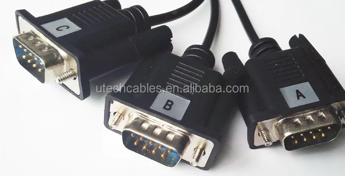 SF Cable 1ft DB9 Female to 2 Male Serial RS232 Splitter Cable LYSB0016SP1DQ-ELECTRNCS 
