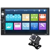 7inch Capacitive Touch Screen 2 Din Multimedia Dvd Player Stereo Monitor Universal Car Radio With Camera