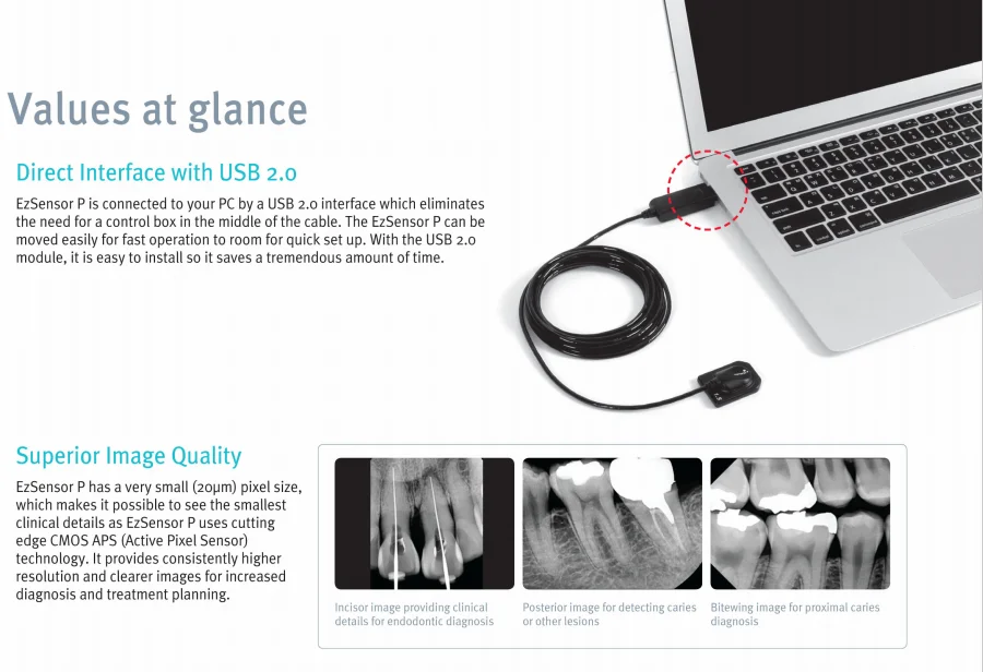 Korea Vatech Ez Sensor/digital Intraoral Sensor Buy Dental Digital