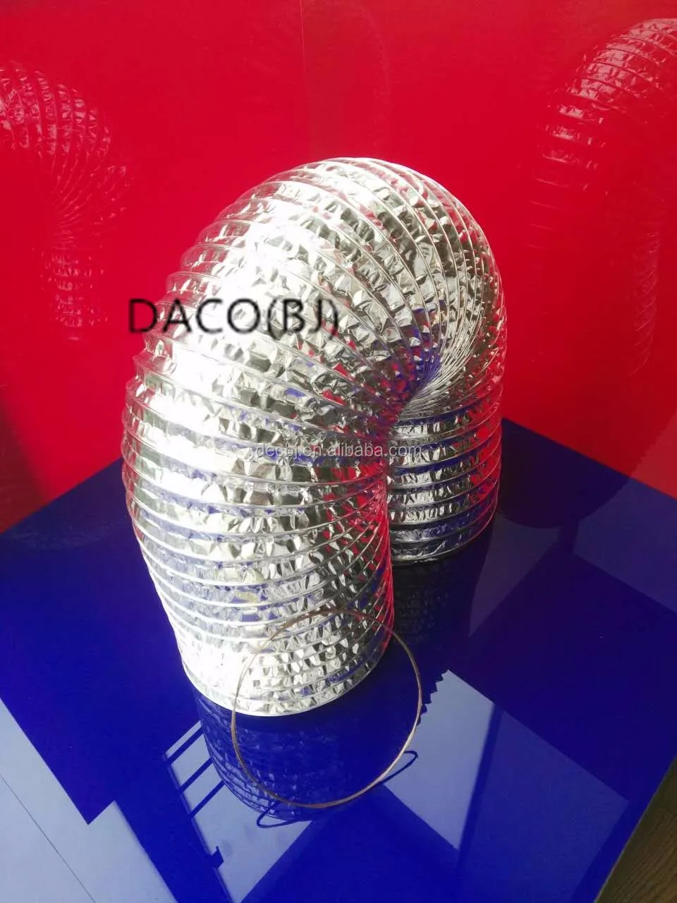 durable aluminum foil flexible ac duct for air conditioning