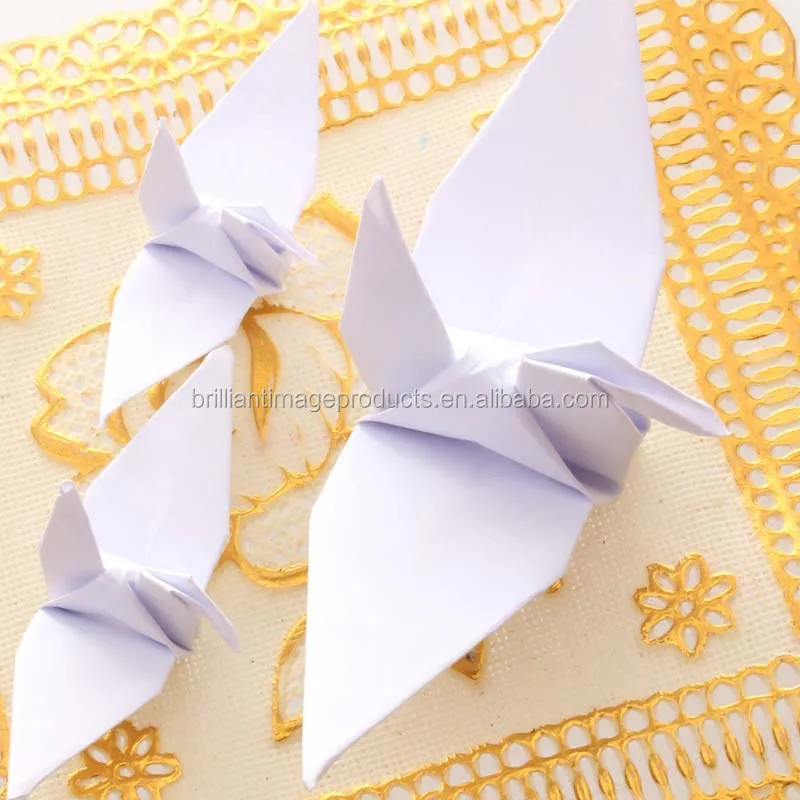 Handmade White Color Origami Paper Cranes Wholesale Buy Hot Sale