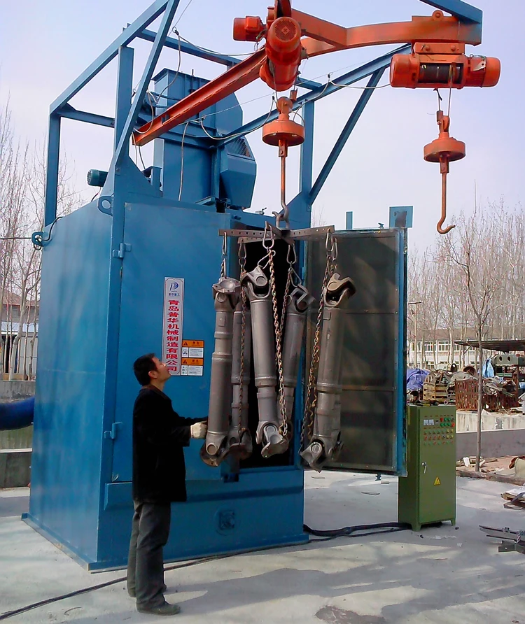 China Manufacturer Machinery Q37 Rotary Hook Shot Blasting Machine