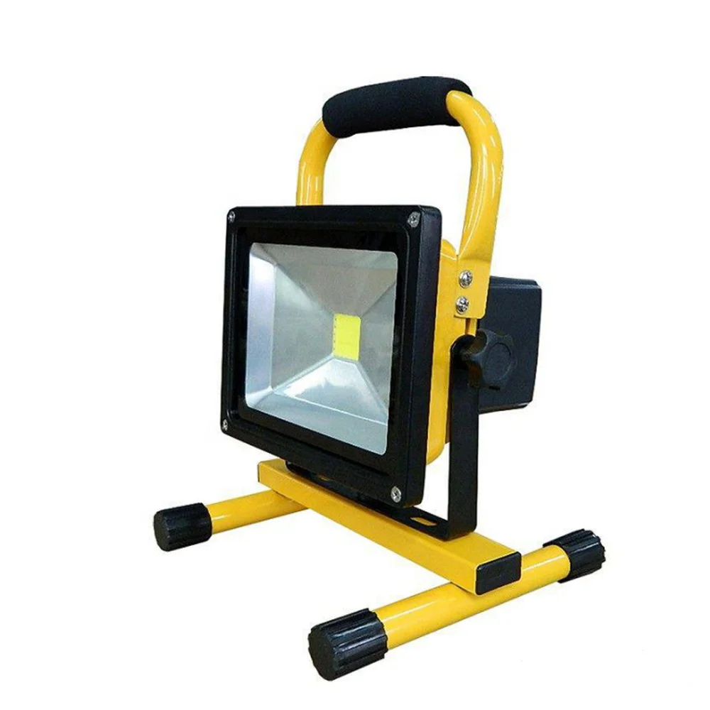 LED Flood Light 50 Watts Indoor Outdoor IP 65 Waterproof Rechargeable Portable Job Site Work Light