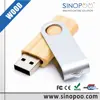 wholesale swivel wood usb flash stick 1gb 2gb 4gb 8gb 16gb