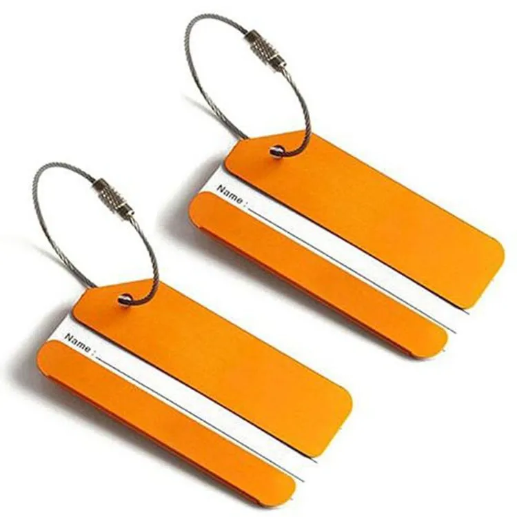 2018 custom metal luggage tag / baggage tag / travel tag