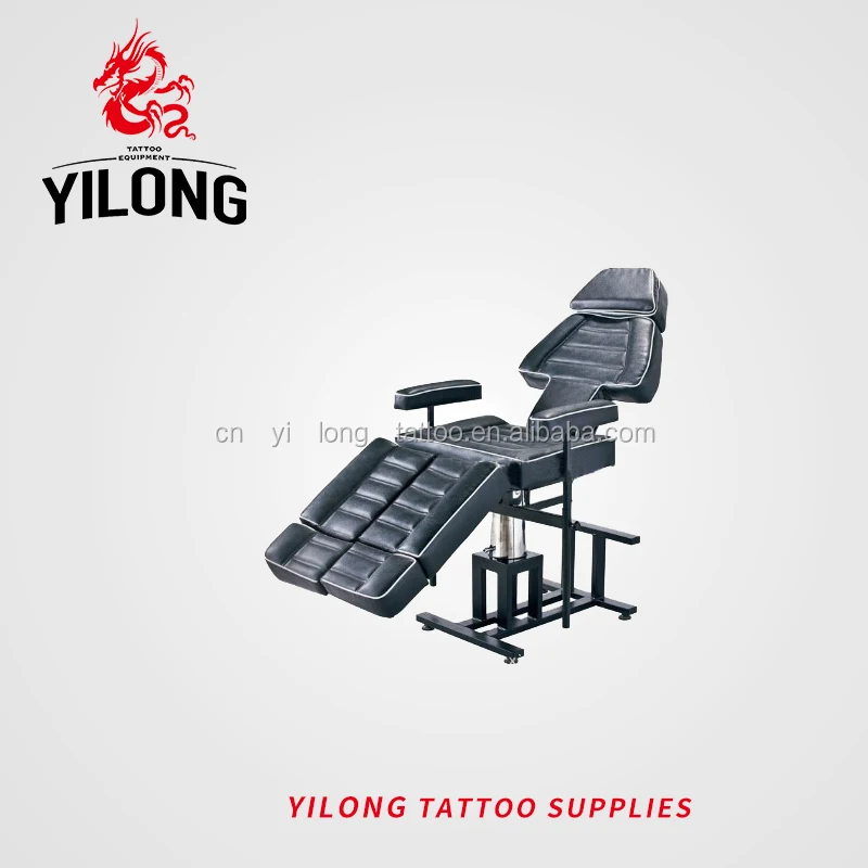 Yilong popular hydraulic electric facial bed spa table tattoo salon chair for sale Tattoo chair
