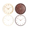 Newest Circular Bamboo & Wooden Decorative Wall Clock for Living Room