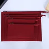 Wholesale b4 b5 b6 a4 a5 letters hand bag minimalist style felt document bag with zipper clock