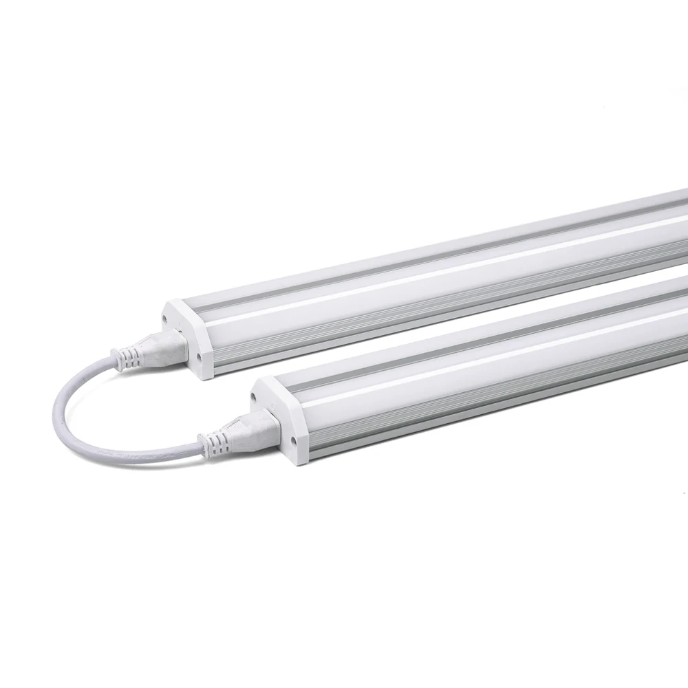 4ft linkable t5 integrated led tube light dimming led industrial fixture ETL DLC TUV CE certs