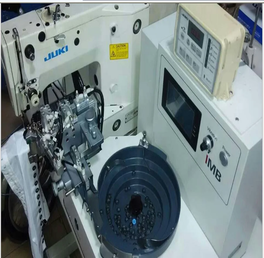 Newly Used Juki Lk1903ass High Speed Industrial Computerized Automatic Button Sewing Machine