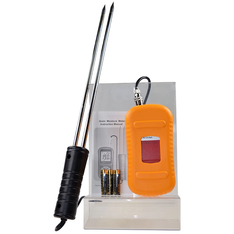 High Quality Digital Grain Moisture Meter with Measuring Probe Tester for Corn Wheat Rice Bean Wheat Hygrometer GM640