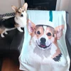 Super Soft Custom Dog Blanket Team Logo Blanket