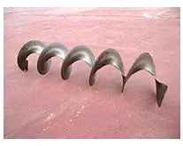 Combine Harvester Spare Part Helical SGS Auger Blade Replacement