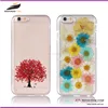 [Somostel] wholesale Dry pressed flower mobile cases cover custom PC TPU cell phone case for iphone 5C for samsung galaxy s5