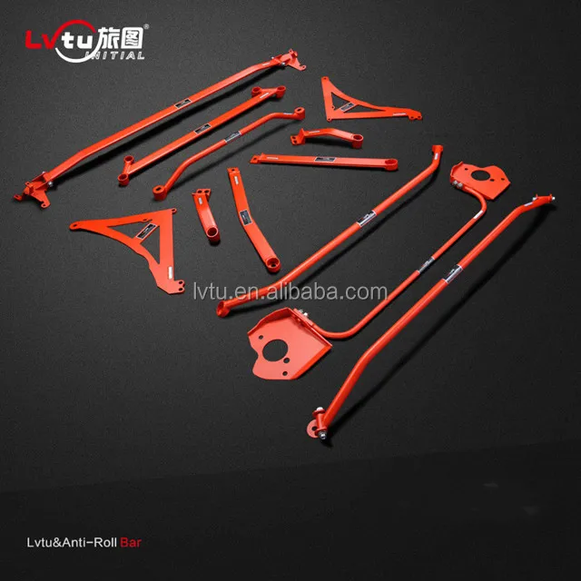 Aluminium Strut Bar For Honda Fit Gk5 Racing Car Engine Front Upper