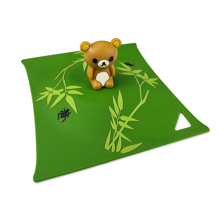 Food Grade Silicone Tea Cup Lids Mug Cover Cute Silicone Lid For Coffee