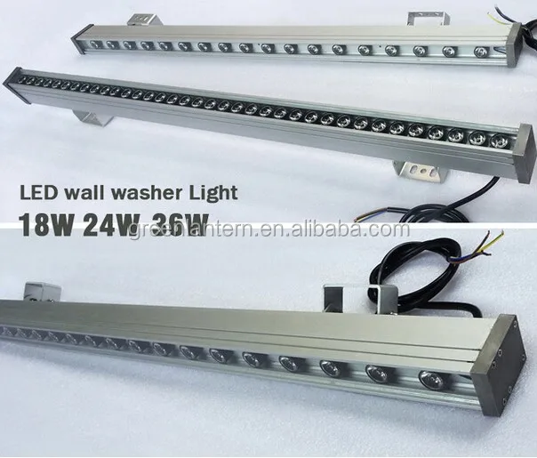 high quality factory price RGB 3in1 Outdoor DMX512 waterproof led wall washer 36W