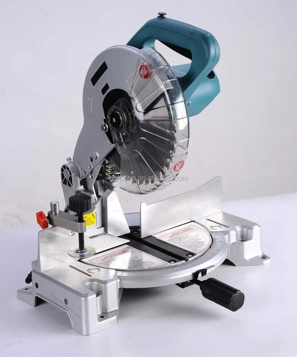 Portable 230v 255mm 1650w Sliding Miter Saw Electric Power Aluminium