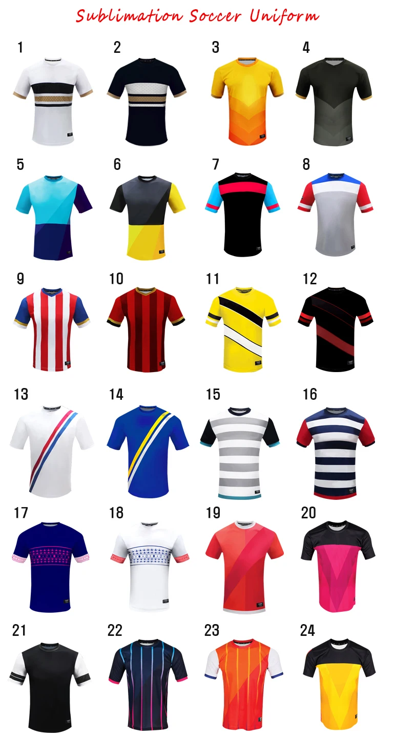 Oem Custom Striped Soccer Jerseys China Football Shirt Maker - Buy ...
