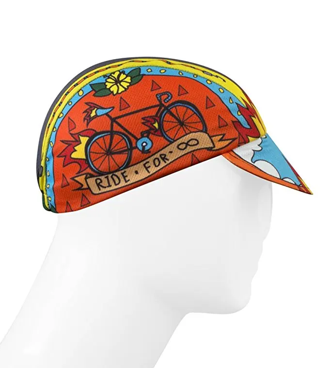 Guangjia Wholesale Custom Dry Fit Short Brim Cotton Printed Bike Cap