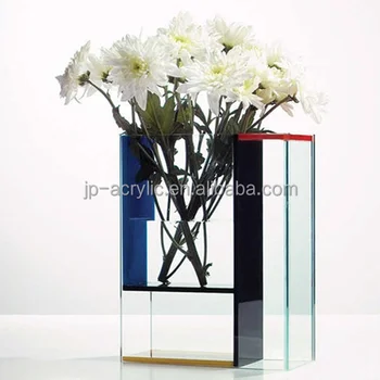 Clear Acrylic Rectangular Flower Vase For Centerpieces Buy