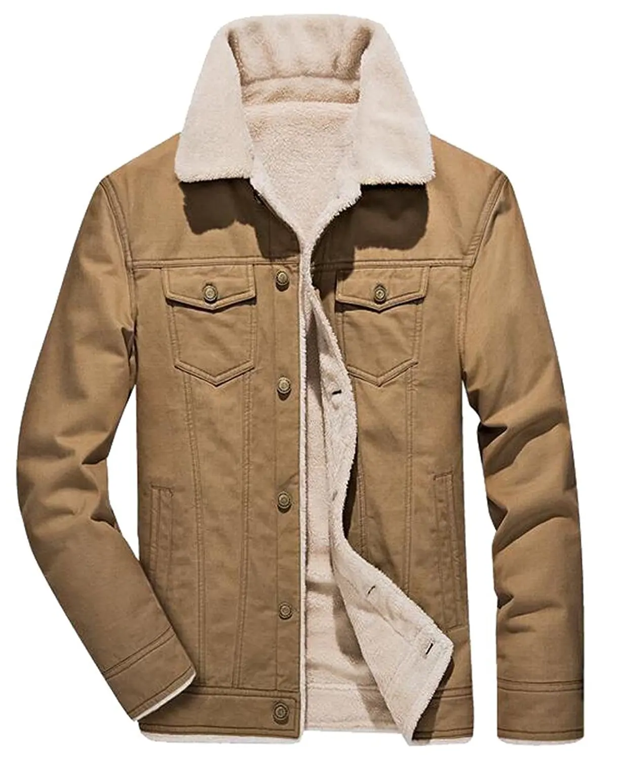 mens fur lined winter coats