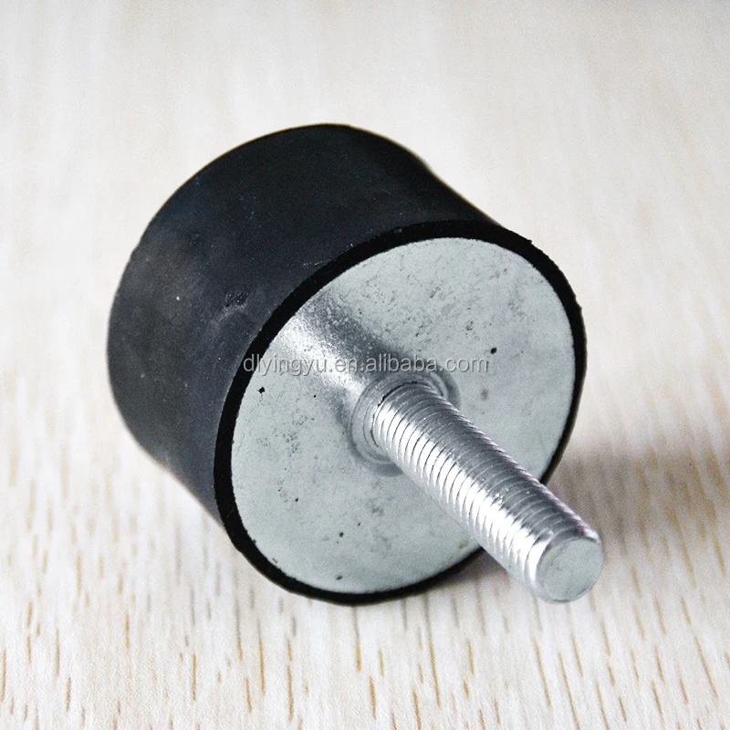 Hot Sale Customizing Antivibration Rubber Block With Screw Inserted By