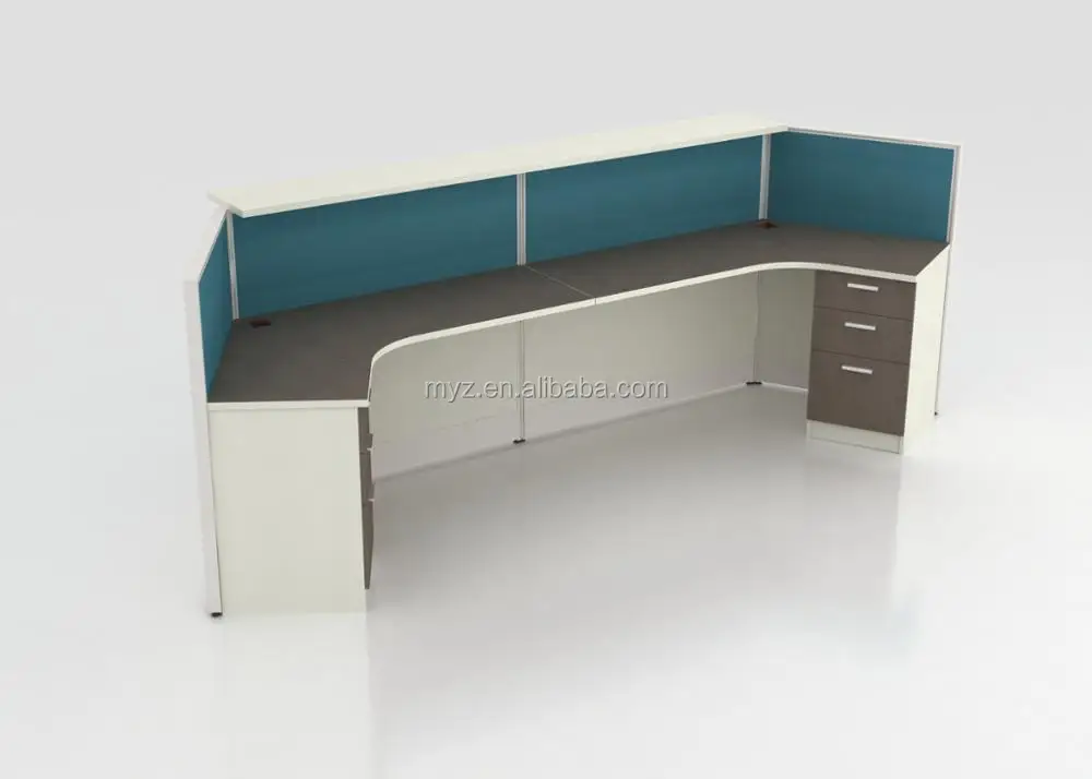 Modern Office Furniture Small Cheap Wood Reception Desk For Reception