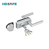 China hot sale aluminum sliding glass door key lock for glass door