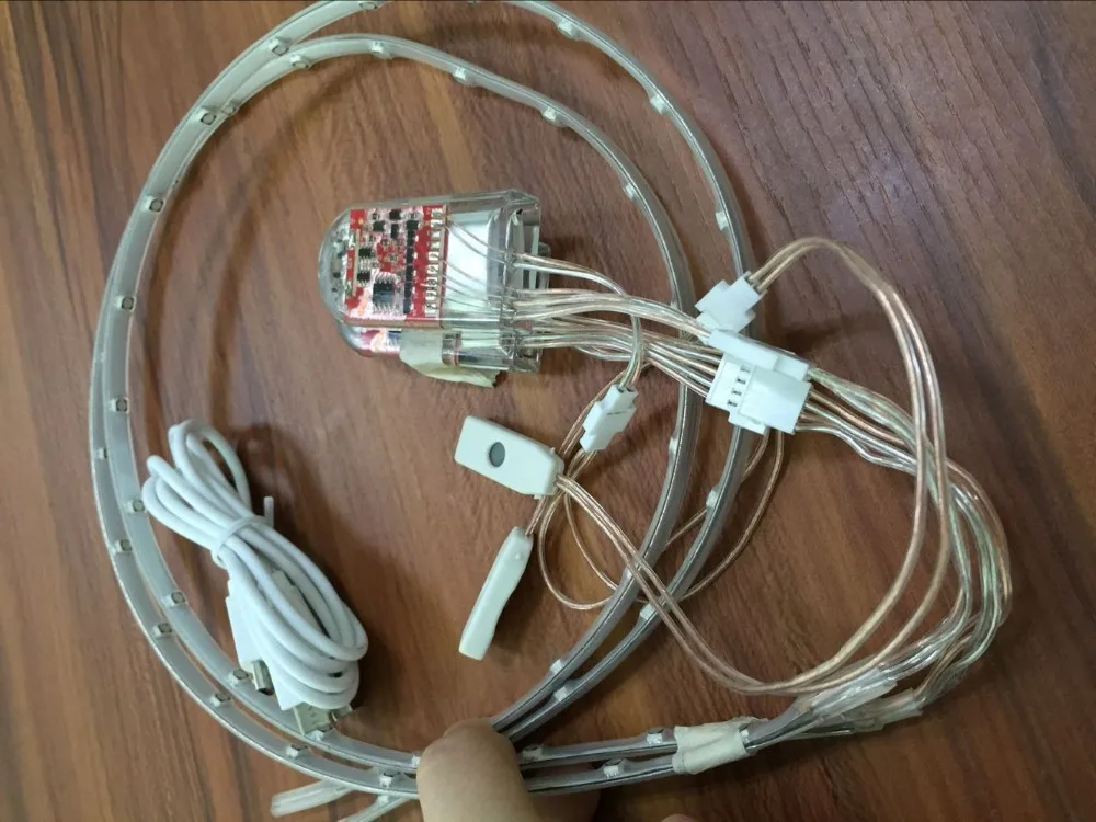 Shenzhen Factory Direct Rechargeable Usb Led Wearable Led Strips,Led