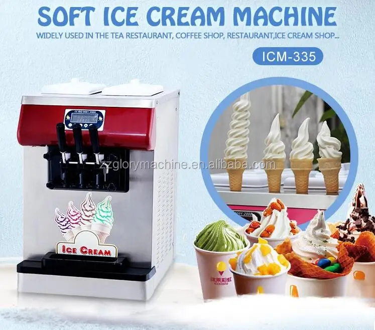 table top frozen yogurt machine