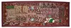 Indian Mirror Work Patchwork Adorn With Heavy Sequins Embroidery Work Wall Hanging . Rajasthani Handmade Vintage Wall Decor