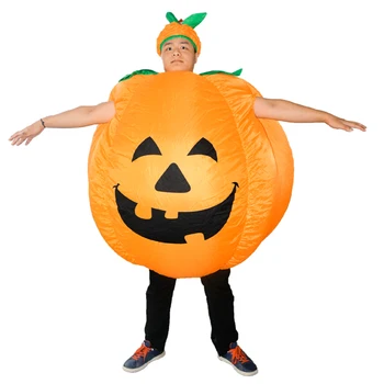 Inflatable Mascot Halloween Inflatable Pumpkin Costume Body Suit Blow ...