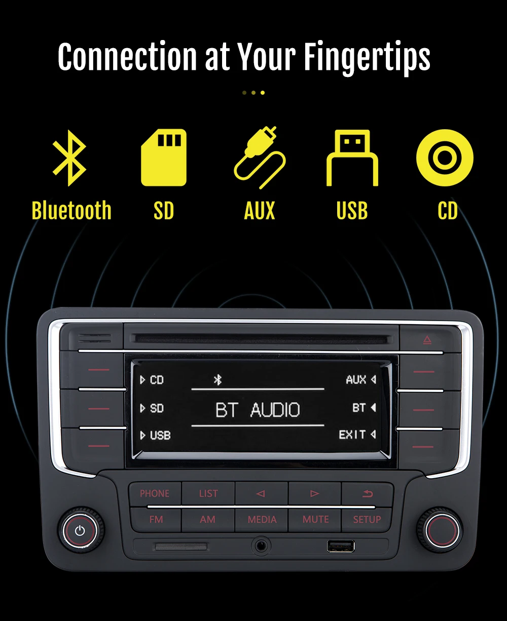 Rcn210 Plus Bluetooth Mp3 Usb Player Cd Mp3 Radio Use For Vw Golf 5 6 Jetta Mk5 Mk6 Passat B6 Cc Pq Platform Buy Rcn210 Cd Player Bluetooth Rcn210 Product On Alibaba Com