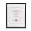 11x14 floating Frame for Displaying document Diploma Photo Wood Frame certificate frame