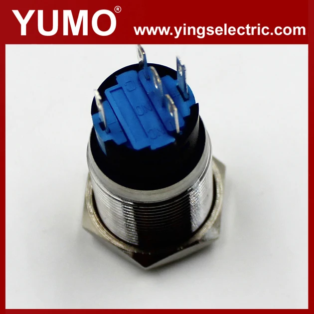 La19ajs 19mm 250v Led Momentary Elevator Equipment Pushbutton Switch