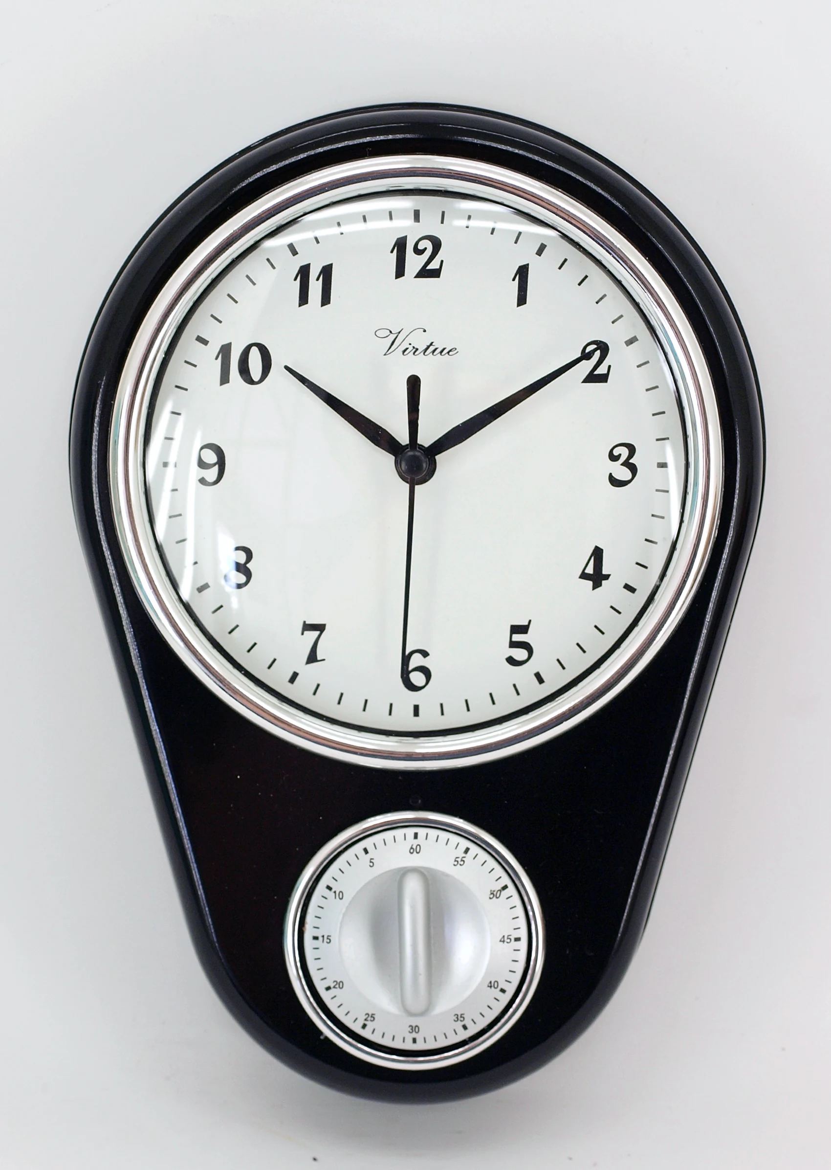 Retro Kitchen Timer Wall Clock