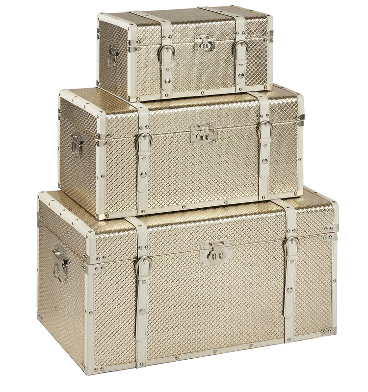 Handmade Decorative Faux Leather Vintage Luggage Trunk Box Buy