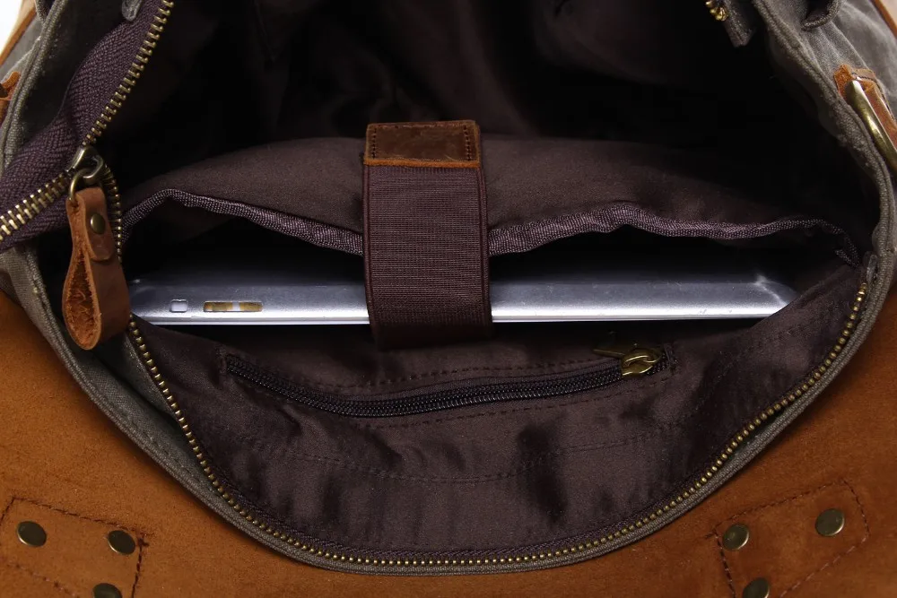 mens messenger bag with zipper