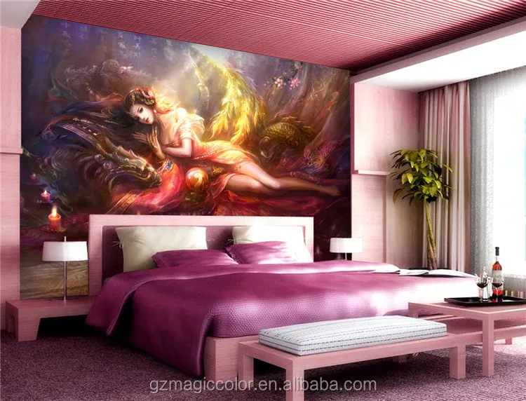 sexy girl dragon decor bedroom background wallpaper murals - buy dragon  godness bedroom decor wallpaper,sexy girl dragon godness decor  wallpaper,sexy