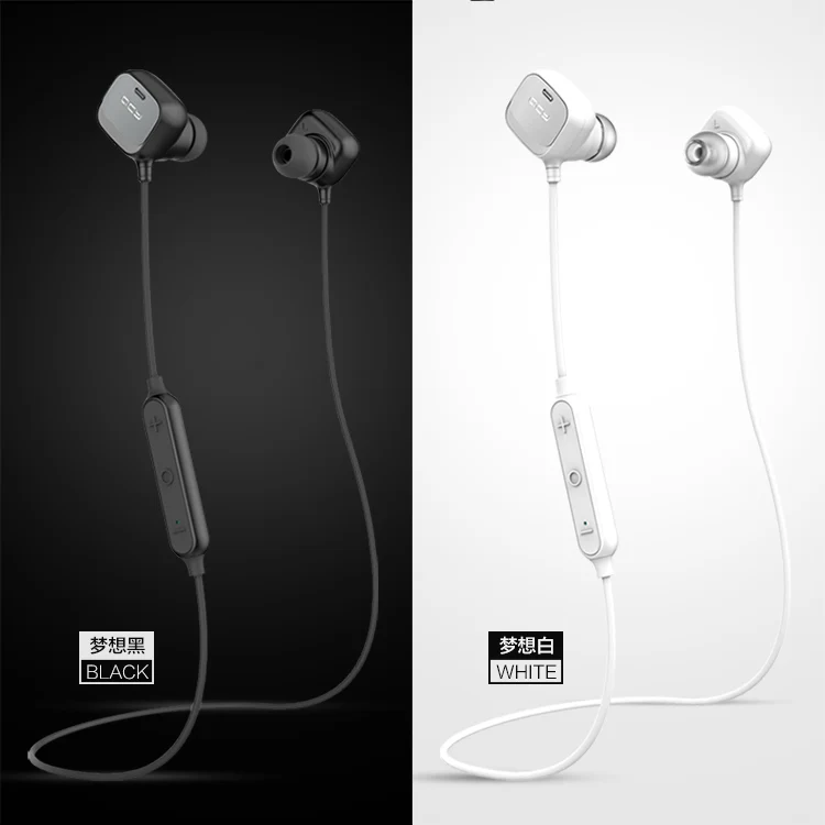 Original QCY QY12 Bluetooth 4 1 Wireless Headphones portable Headphones Microphone Sport Earbuds for xiaomi iphone