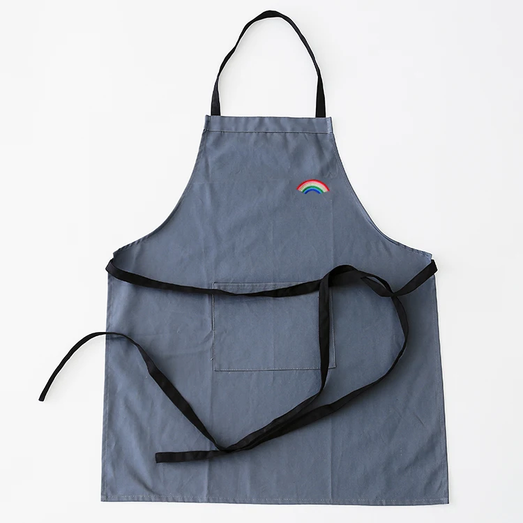 China Custom 2018 Adult Promotion 100% Cotton Kitchen Work BBQ Apron