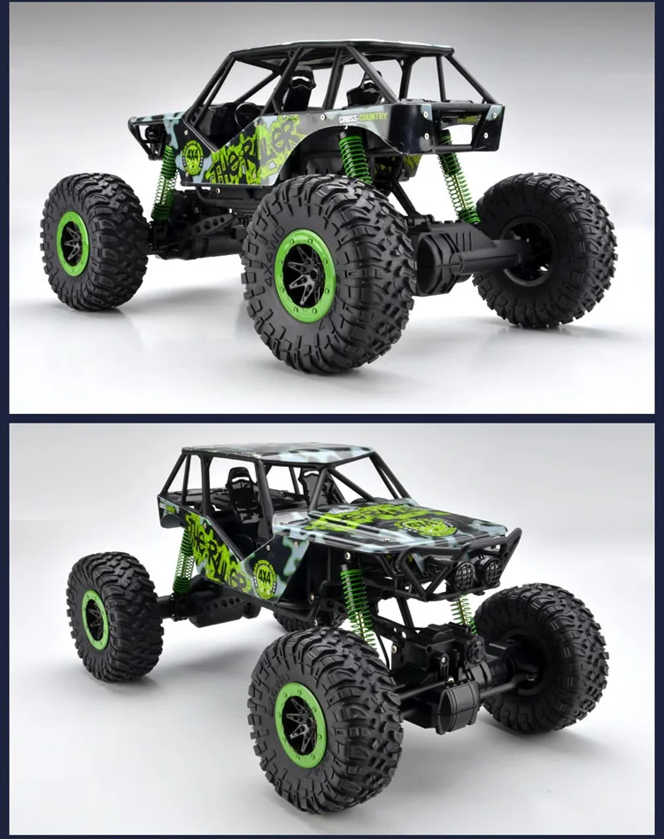 Rock Crawler 1/10 2.4g 4wd 4x4 Cars Rc Toy Remote Control Rc Car Toys