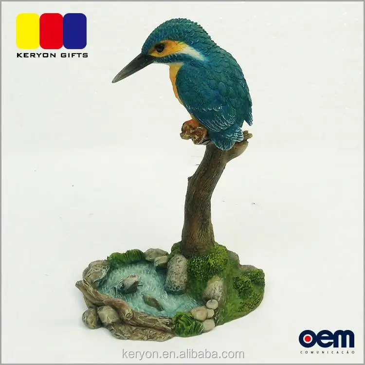 resin bird statues