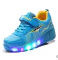 2016 children Heelys roller shoes with a wheel illuminated LED flashing skates Children boy girl Shoes