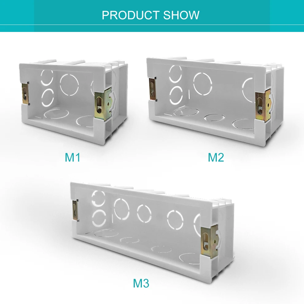 Wall Switch Mount Box Pvc Socket Wall Box 118 Big Size