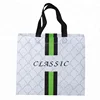 Classic color printing custom logo reusable non woven laundry bag for women long down jacket