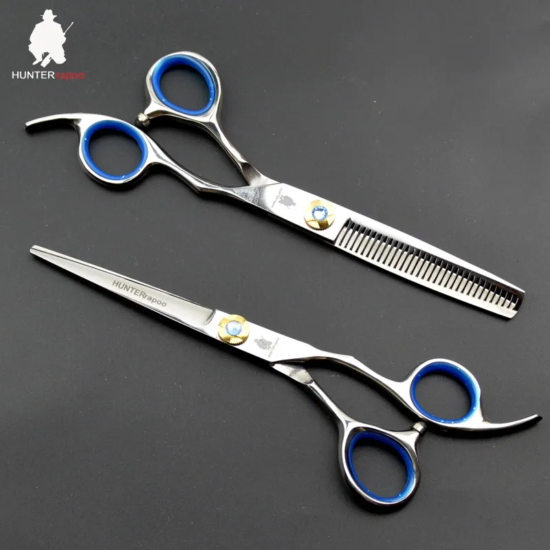 Hunterrapoo Ht9121 Hair Cutting Scissors Kit 6 Inch Barber Scissors Set